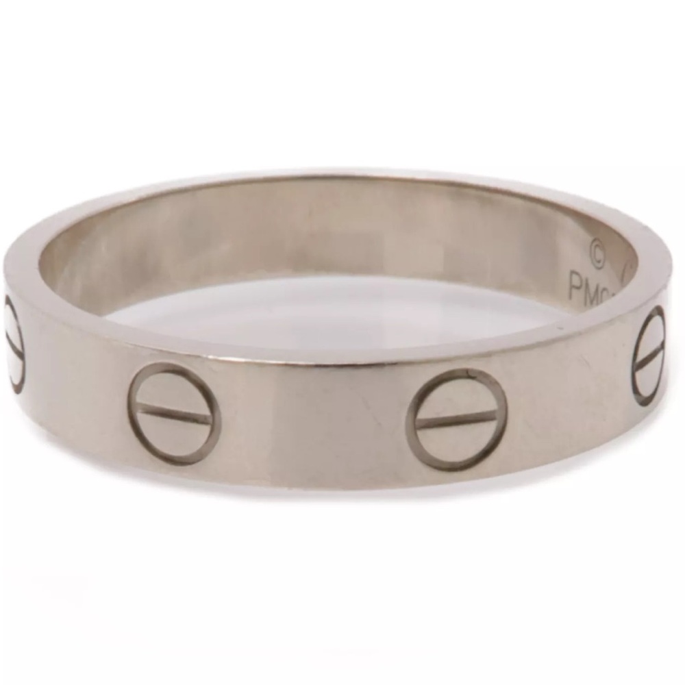 💎✨AUTHENTIC ✨💎LOVE RING WHITE GOLD CARTIER - Picture 8 of 11